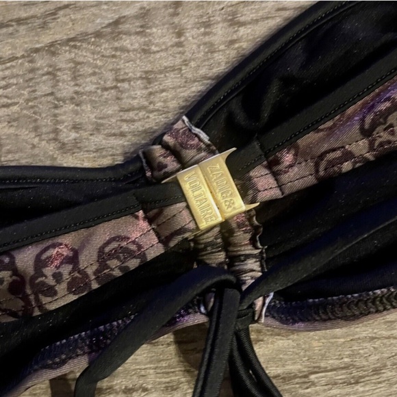 Zadig & Voltaire Skull Bikini Bandeau Set. Size S –US size 4. Retail $198. - Picture 7 of 8